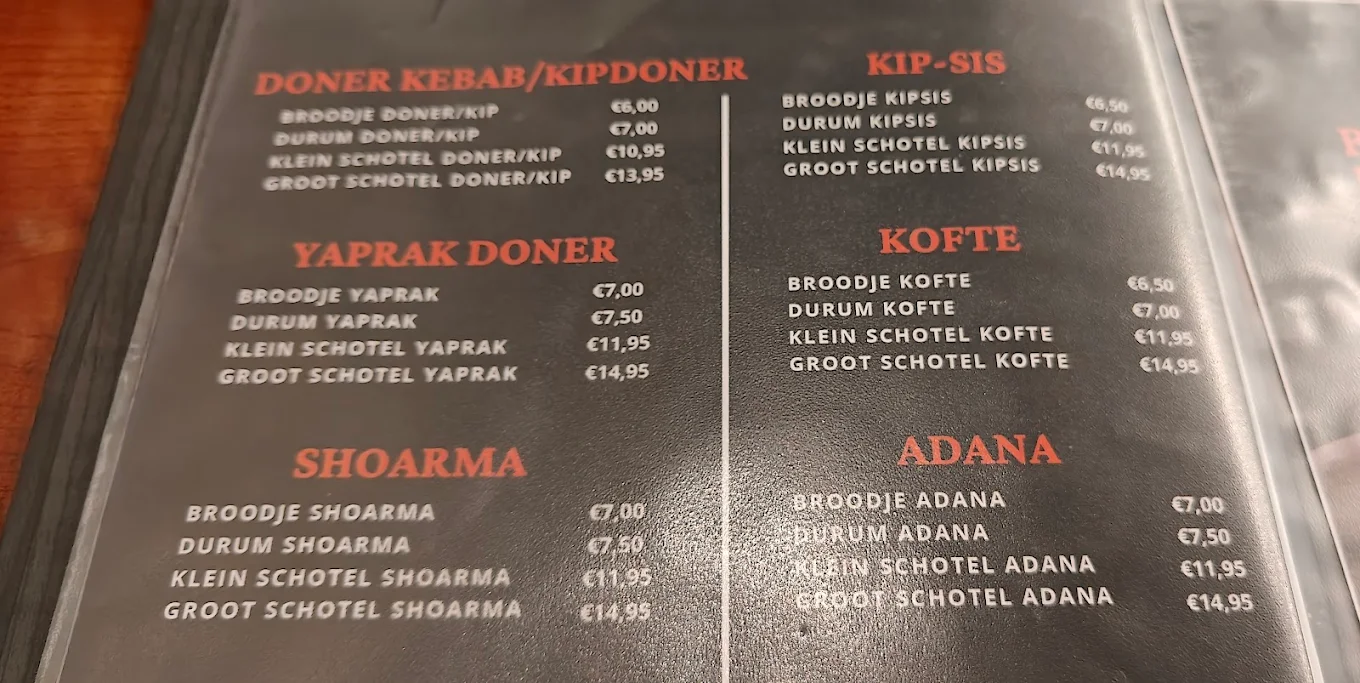 Hanedan  menu 7