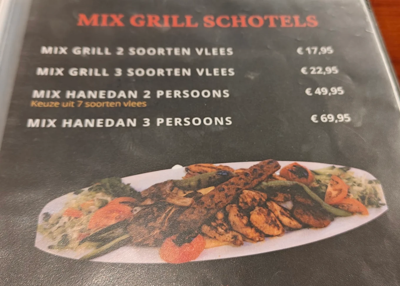 Hanedan  menu 5